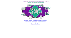 Desktop Screenshot of mullerfamilytheatres.com
