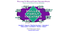 Tablet Screenshot of mullerfamilytheatres.com
